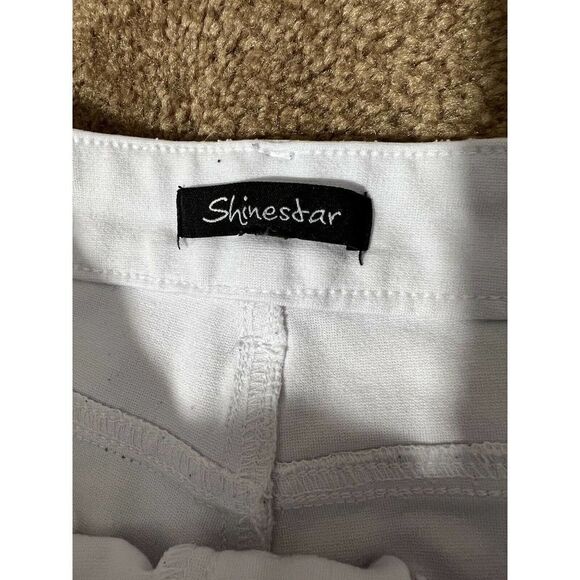 Shinestar Women’s Stretch Skinny Jeans Sz M With Back Pockets Zip - Picture 5 of 11